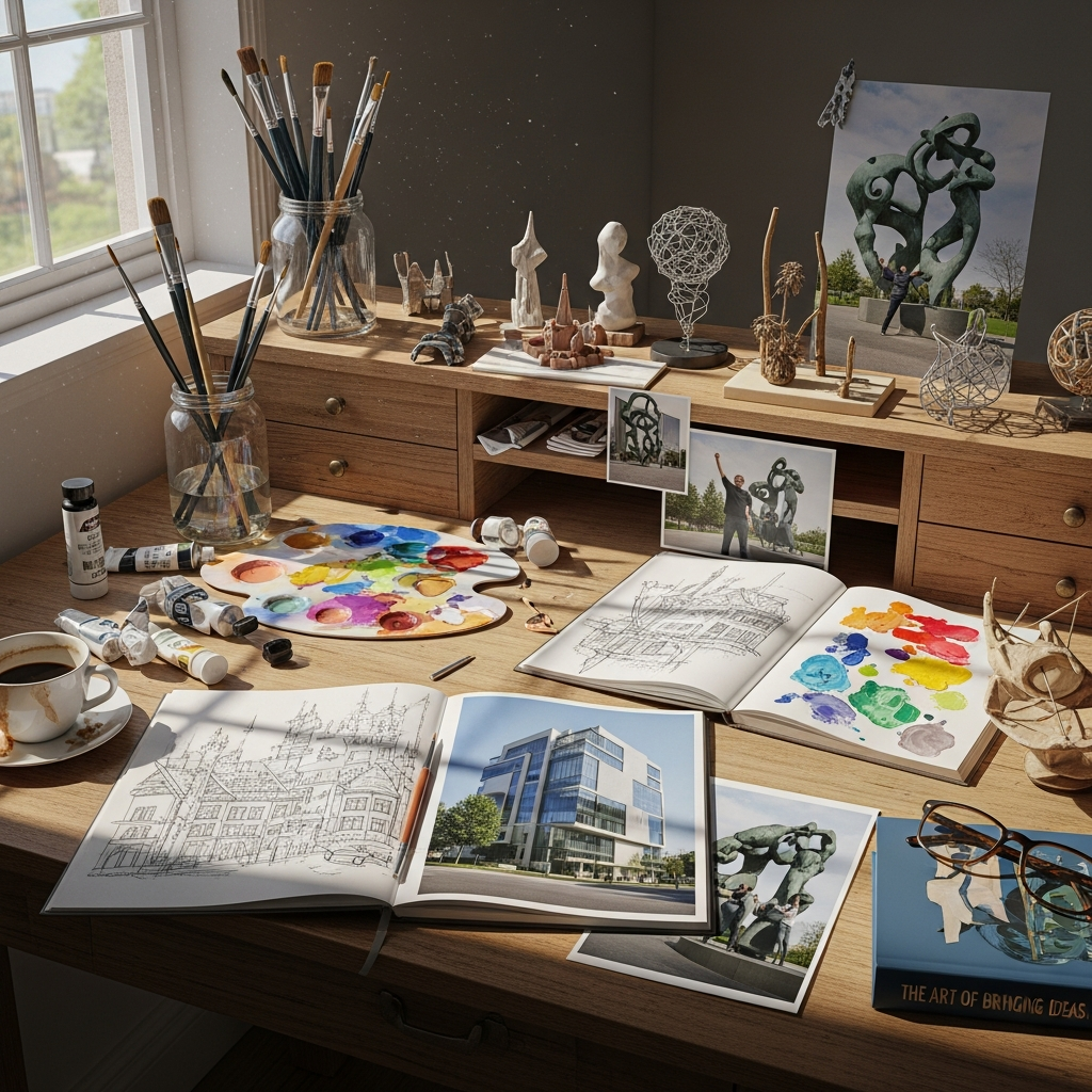 Minimalistisches Wohnkonzept